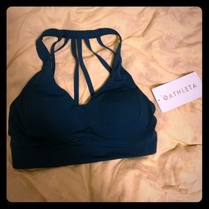 NWT athleta teal sports bra